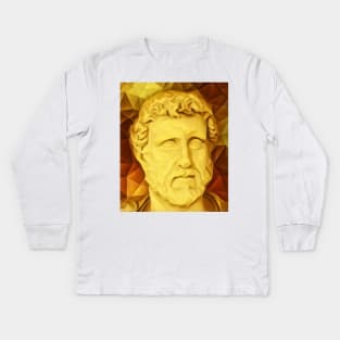 Appian of Alexandria Golden Portrait | Appian of Alexandria Artwork 9 Kids Long Sleeve T-Shirt